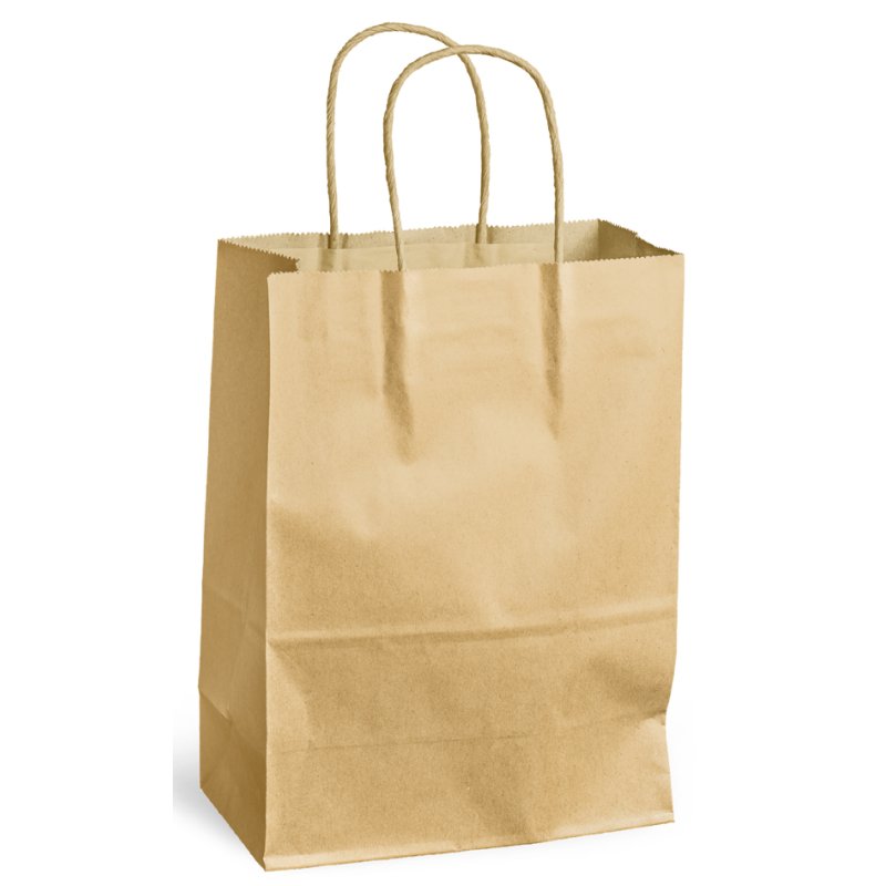 MAILmedia sacs en papier avec cordon, marron, 3,5 litres, 300 pièces